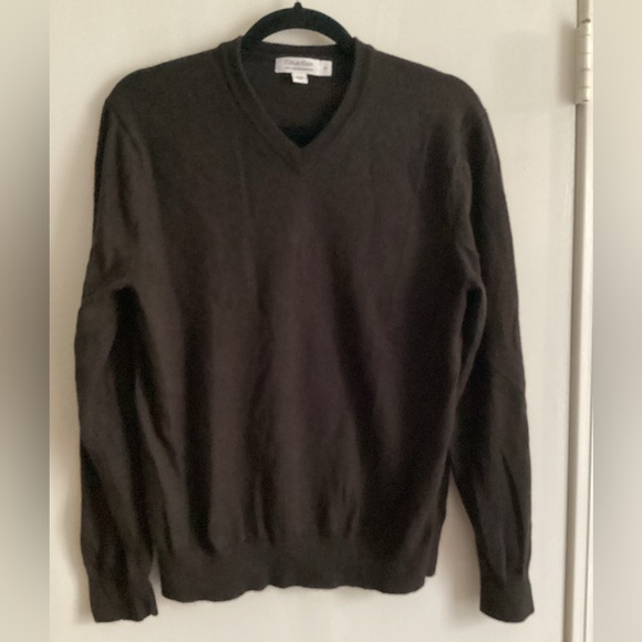 Calvin Klein Extra Fine Italian Merino Wool Sweater Sz M - Picture 4 of 5